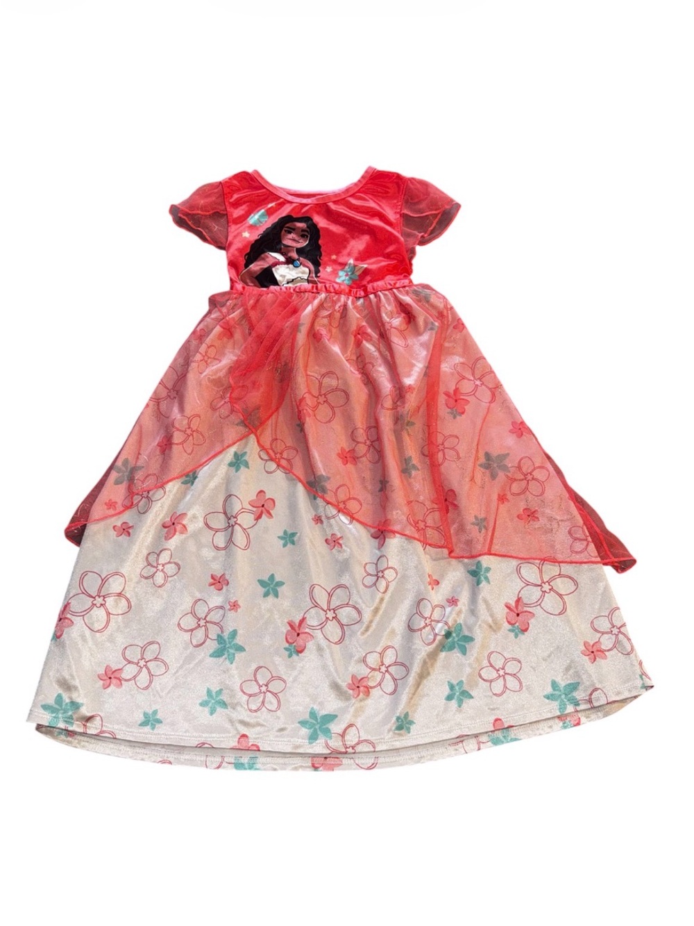 Disney Moana 2 Girl's Dress-Up Nightgown